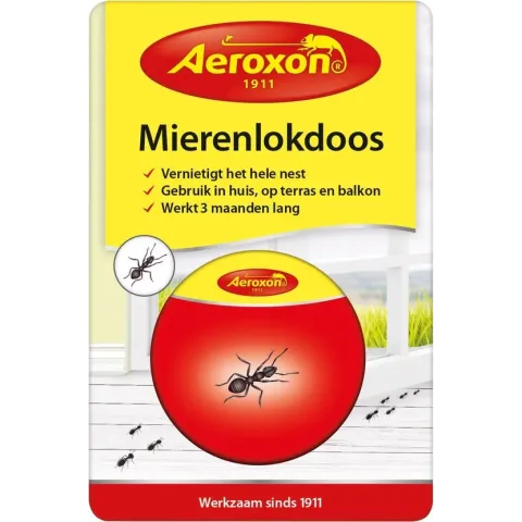 Aeroxon Mierenlokdoos 3 Maanden Staal Rood/geel