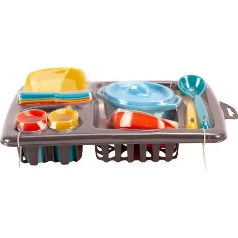 Afdruiprek met Servies
