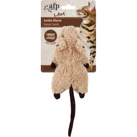 AFP Lambswool - Jumbo Crinkle Catnip Rodent