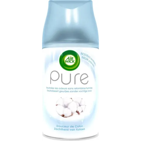 Air Wick Pure Freshmatic Max Automatische Spray Navulling Zachtheid van Katoen - 250 ml
