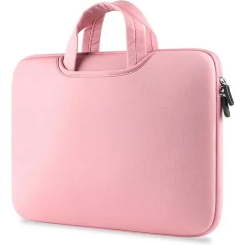 Airbag MacBook 2-in-1 sleeve / tas voor Macbook 12 inch / Macbook Air 11 inch Roze