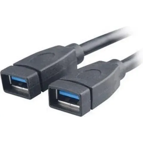 Akasa AK-CBUB09-15BK kabeladapter/verloopstukje USB3.0 19-pin 2 x USB3.0 Zwart