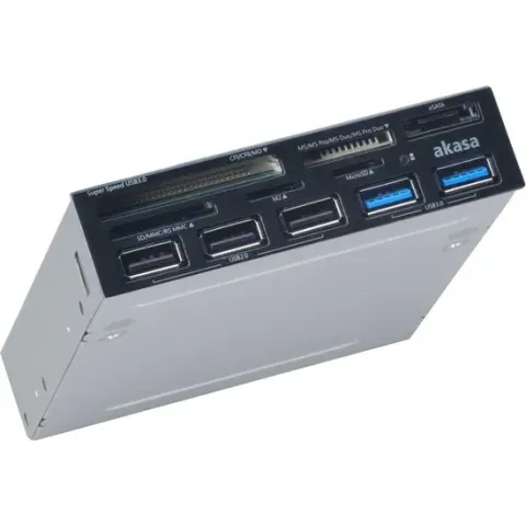 Akasa AK-ICR-17 Intern USB 3.0 Grijs geheugenkaartlezer