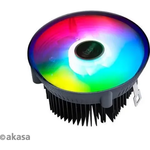 Akasa Vegas Chroma AM adresseerbare RGB-ventilator AMD CPU-koeler. Fitting AM4 / AM3 +, TDP 95 Watt, 120 mm PWM-ventilator