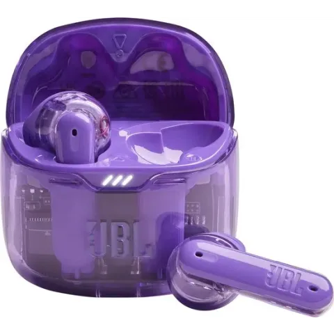 Aktie - JBL Tune Flex - True Wireless Noise Cancelling Headphone - Open Dual Microphones - Ghost White