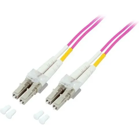 Alcasa LW-8075LC4 Glasvezel kabel 7,5 m OM4 LC Violet