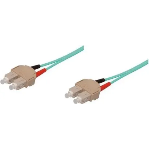 Alcasa SC/SC, 1m Glasvezel kabel OM3 Blauw