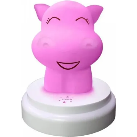 Alecto SILLY HIPPO - LED nachtlampje, nijlpaard, blauw