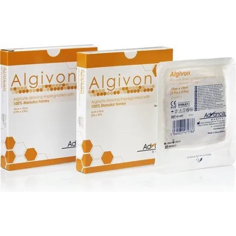 Algivon Manuka Alginaat 5x5 cm - 5 stuks