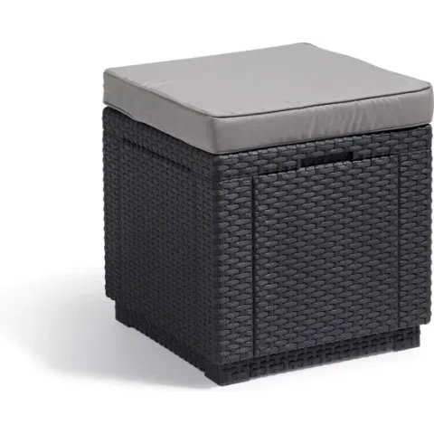 Allibert Cube tafel - 42x42x39cm - Grafiet