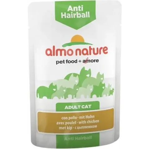 Almo Nature - Anti-Hairball - Natvoer - 30 x 70 gram - Kip