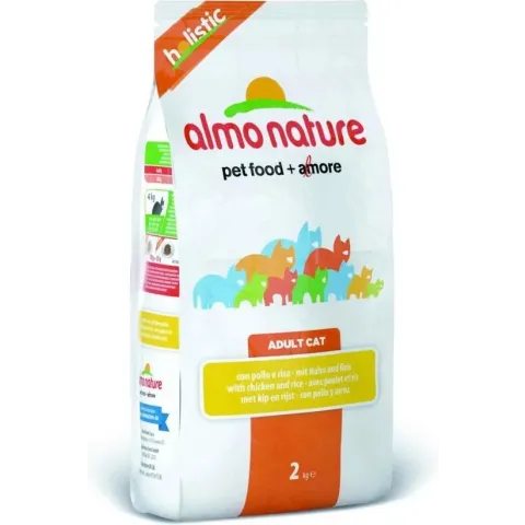 Almo Nature Cat Droog Kip/Rijst 2 kg
