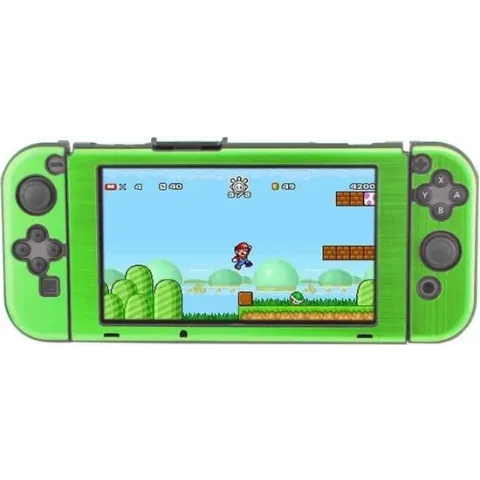 Aluminium Case Cover voor Switch Console en Joy Cons - Beschermhoes Groen
