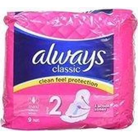 Always Classic Inlegkruisjes - Maxi Wings 9 Stuks