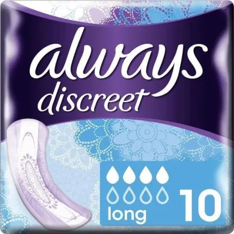 Always Discreet Incontinent medium Pad long - Incontinentiepads
