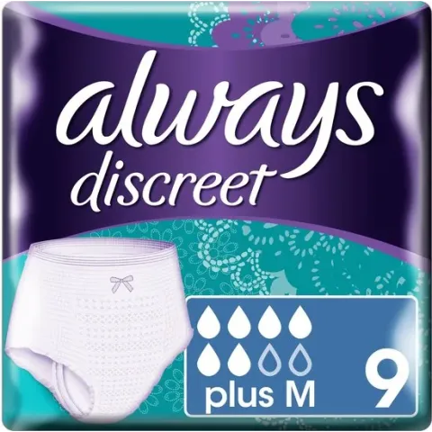 Always Discreet Maxi pants M Incontinentiebroekjes- 9 Stuks