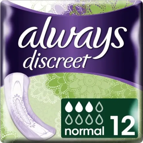 Always Discreet voor urineverlies en incontinentie Normaal - 12 stuks - Incontinentiepads