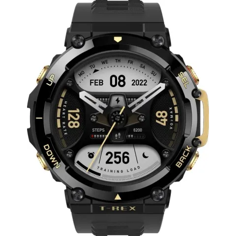 Amazfit Smartwatch T-Rex 2 - Astro Black & Gold