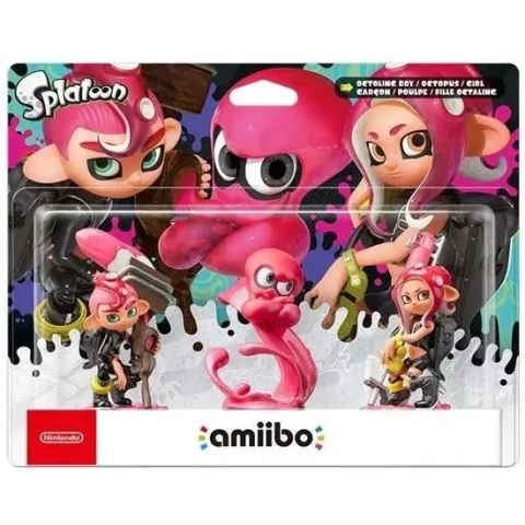 Amiibo - Octoling Girl, Octoling Boy, Octoling Octopus - Splatoon