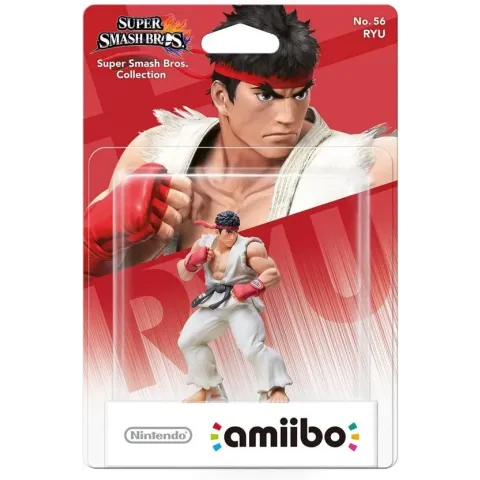amiibo Super Smash Bros Collection - Ryu - Wii U + NEW 3DS + Switch