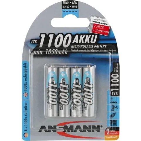 Ansmann 5035232 huishoudelijke batterij AAA Nikkel-Metaalhydride (NiMH)