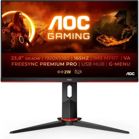 AOC 24G2SPU - Full HD Gaming Monitor - 24 inch - 165hz