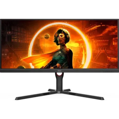 AOC 34" U34G3XM, UWQHD, 144Hz, HDMI, DP, USB, Hoogte
