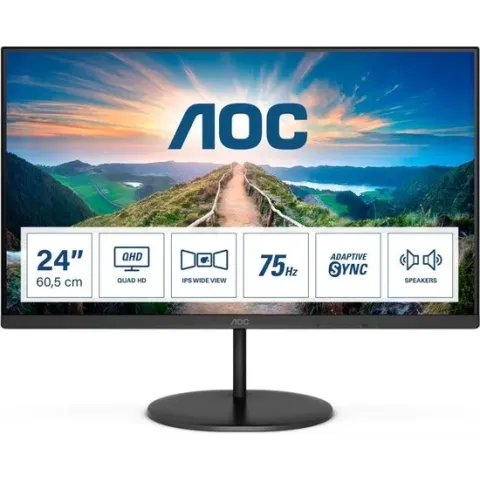 AOC Q24V4EA - QHD IPS Monitor - 24 inch
