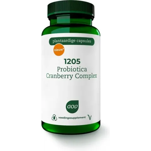 AOV 1205 Probiotica Cranberry Complex - 60 vegacaps - Probiotica - Voedingssupplement