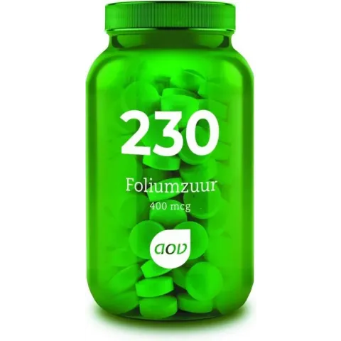 AOV 230 Foliumzuur 400 mcg Voedingssupplementen - 100 tabletten