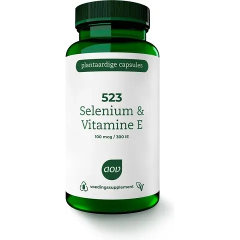 AOV 523 Selenium & Vitamine E - 60 vegacaps - Mineralen- Voedingssupplement