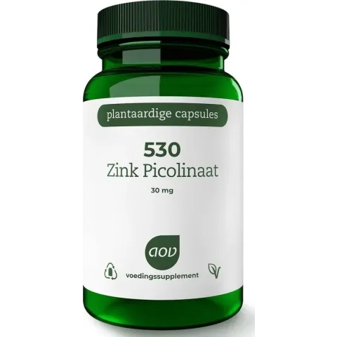 AOV 530 Zink Picolinaat - 60 vegacaps - Mineralen- Voedingssupplement