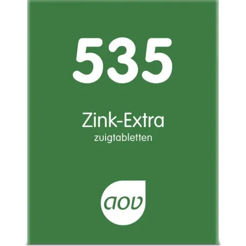 AOV 535 Zink Extra - 30 Zuigtabletten - Mineralen - Voedingssupplementen