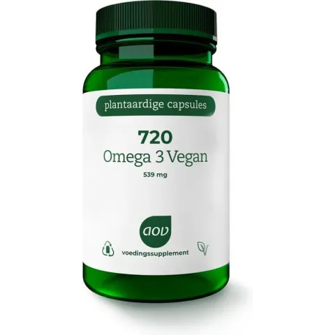 AOV 720 Omega 3 Vegan - 60 vegacaps - Vetzuren - Voedingssupplement