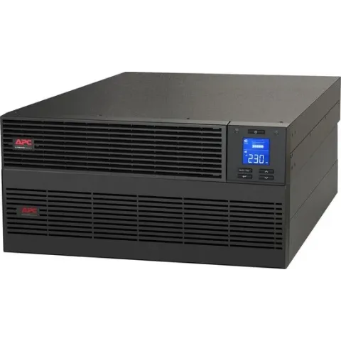 APC Easy-UPS On-Line 6000VA Noodstroomvoeding - Hardwire 1 fase uitgang, USB, Zonder railkit, Extendable runtime