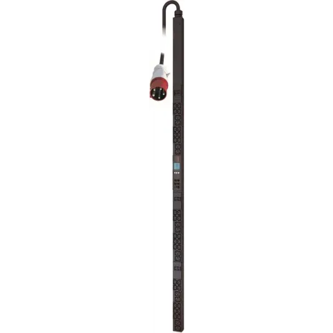 APC Rack PDU, Metered, ZeroU, 32A, 400V, (30x) C13 & (12x) C19, IEC 309 32A 3Fase stekker