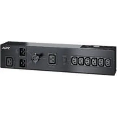 APC Service Bypass PDU 230V 16AMP W/ (6) IEC C13 And (1) C19 energiedistributie Zwart 7 AC-uitgang(en)