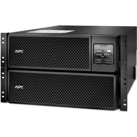 APC Smart-UPS On-Line 10KVA noodstroomvoeding 6x C13, 4x C19, hardwire 1 fase uitgang, rackmountable, Embedded NMC
