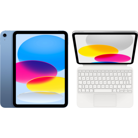 Apple iPad (2022) 10.9 inch 256GB Wifi Blauw + Magic Keyboard Folio