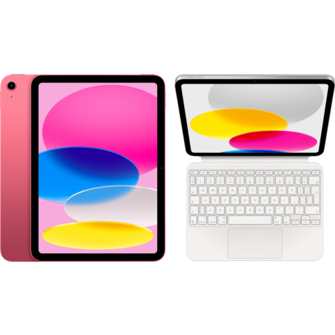 Apple iPad (2022) 10.9 inch 256GB Wifi Roze + Magic Keyboard Folio