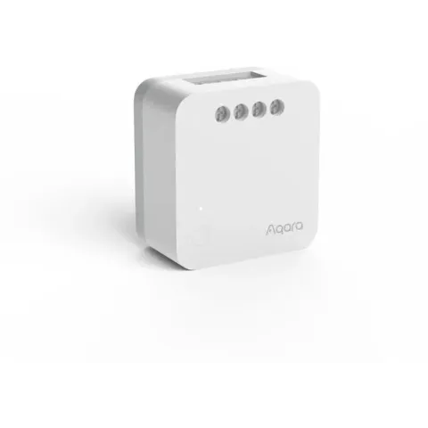 Aqara Single Switch Module T1 (zonder nul-draad) (Officiële EU versie, CE gekeurd) Zigbee – compatible met Homey, Domoticz (plug in), Home Assistant, Home Kit (via Aqara Hub), Mi Home en meer.