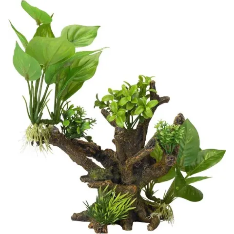 Aqua d'ella Flora Scape 4 - Aquariumdecratie - Maat M - 20,5 x 19 x 23 cm