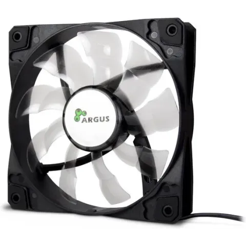 Argus 120mm Silent Casefan met trilling dempers (1200rpm, 3pin of 4pin Molex)
