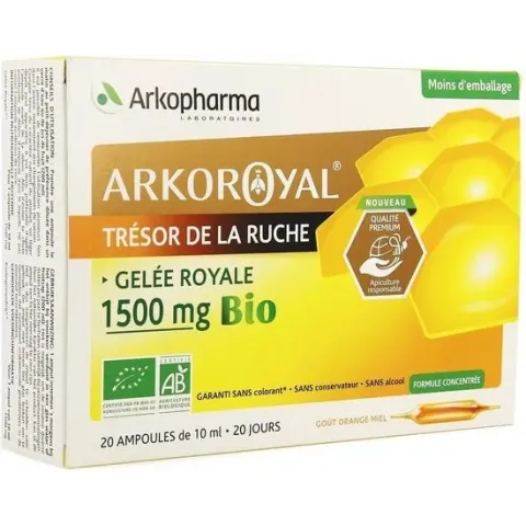 Arkopharma Arkoroyal Jelly 1500 mg - 20 stuks - Voedingssupplement