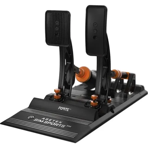 Asetek SimSports Forte Sim Racing Pedals, Brake/Throttle