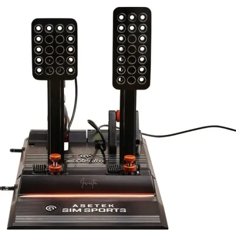 Asetek SimSports Invicta Sim Racing Pedals, Brake/Throttle