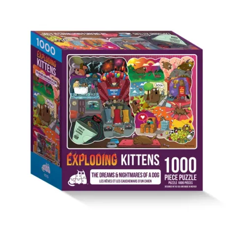 Asmodee Exploding Kittens - The dreams and nightmares of a dog 1000 stukjes