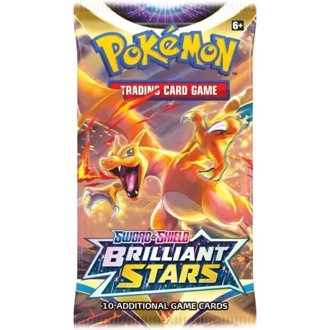 Pokemon  Boosterpack - Brilliant Stars- 1 pakje a 10 kaarten
