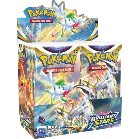 Asmodee Pokémon TCG: Sword & Shield Brilliant Stars booster box Engels, Vanaf 2 spelers, Vanaf 6 jaar
