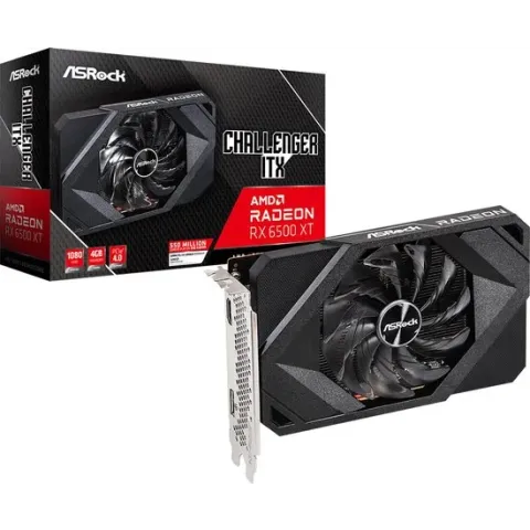 Asrock Radeon RX 6500 XT Phantom Gaming D 4GB OC - Videokaart